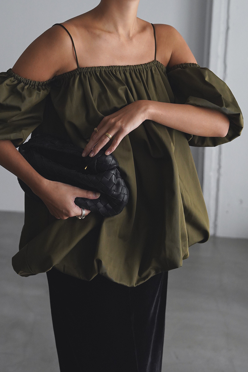 Balloon Off Shoulder Tops