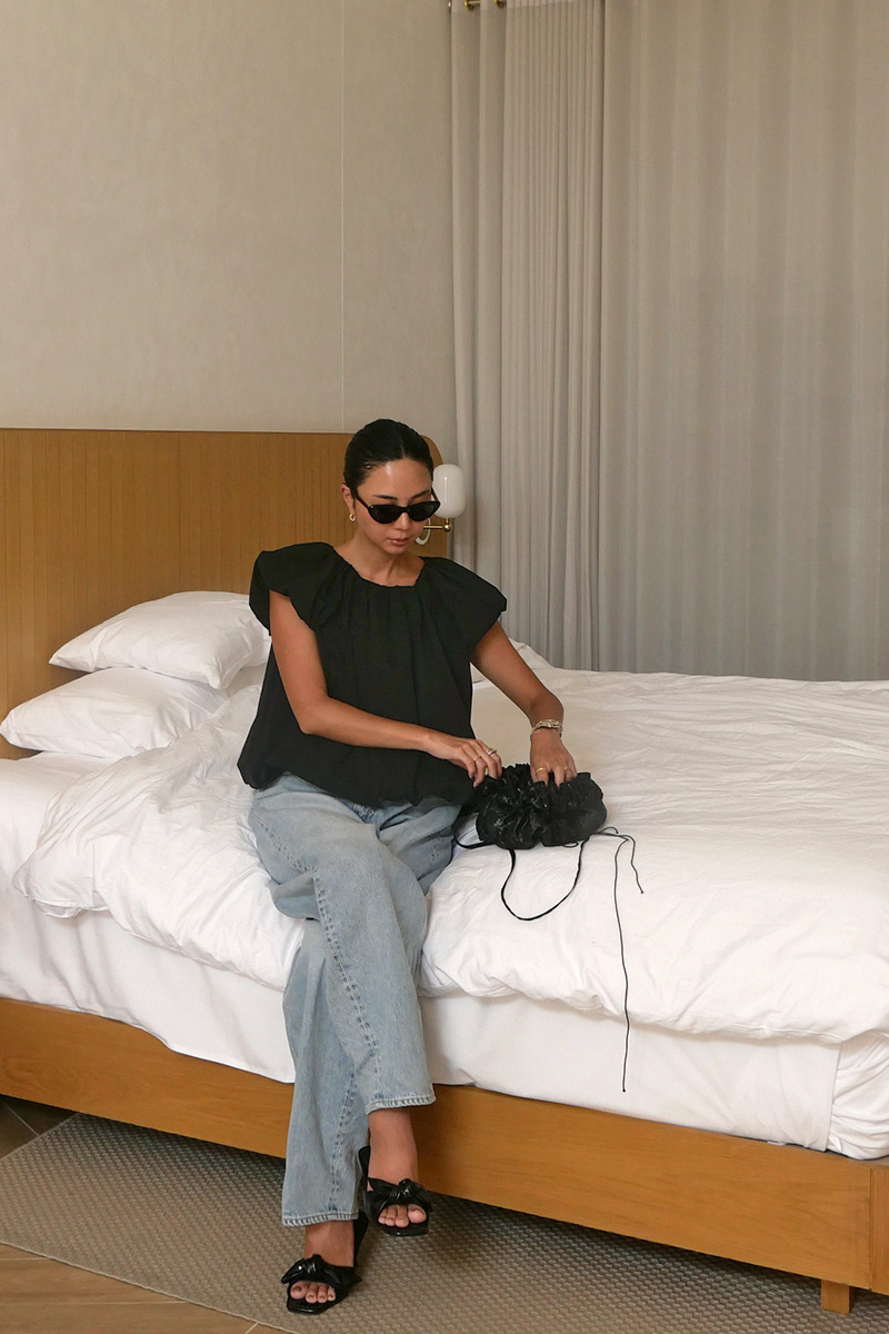 Ruffle Sleeve Balloon Tops