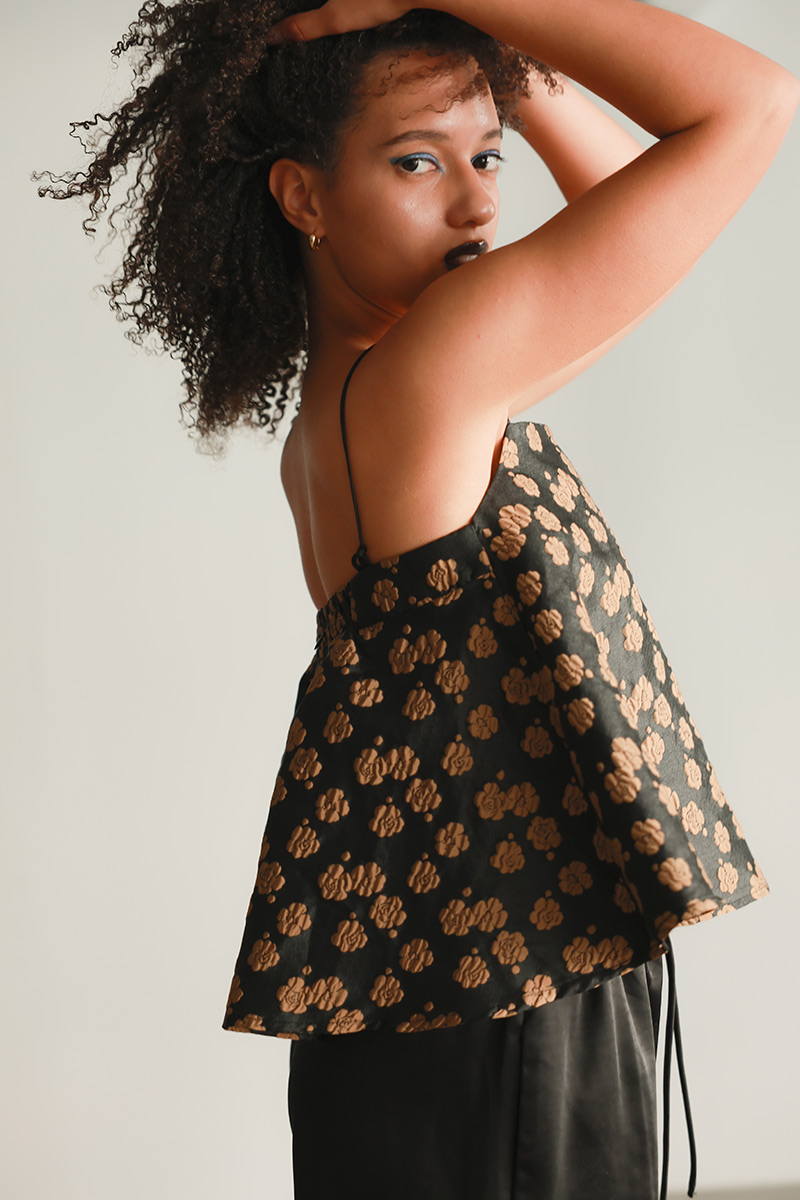 Jacquard Flare Camisole