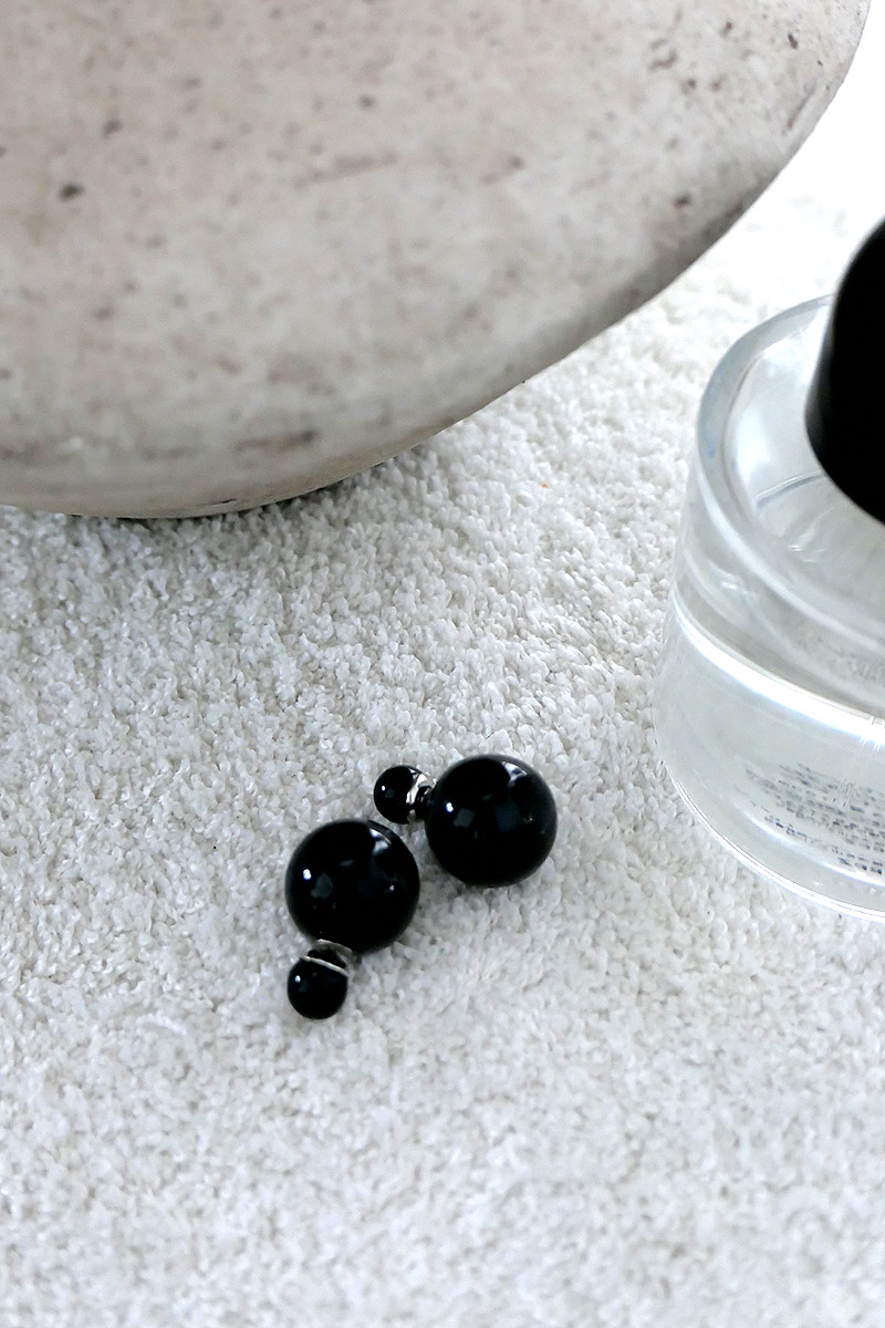 Black Circular Pierce