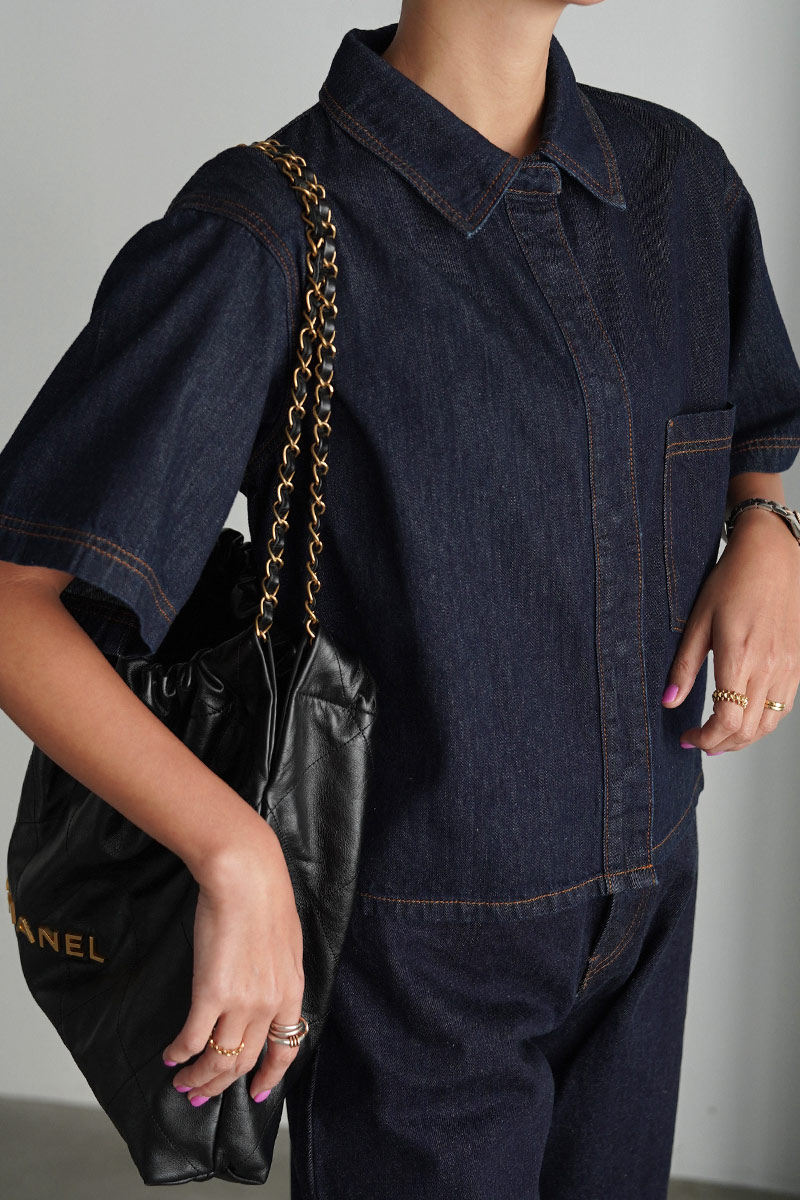 Half Sleeve Denim Shirt