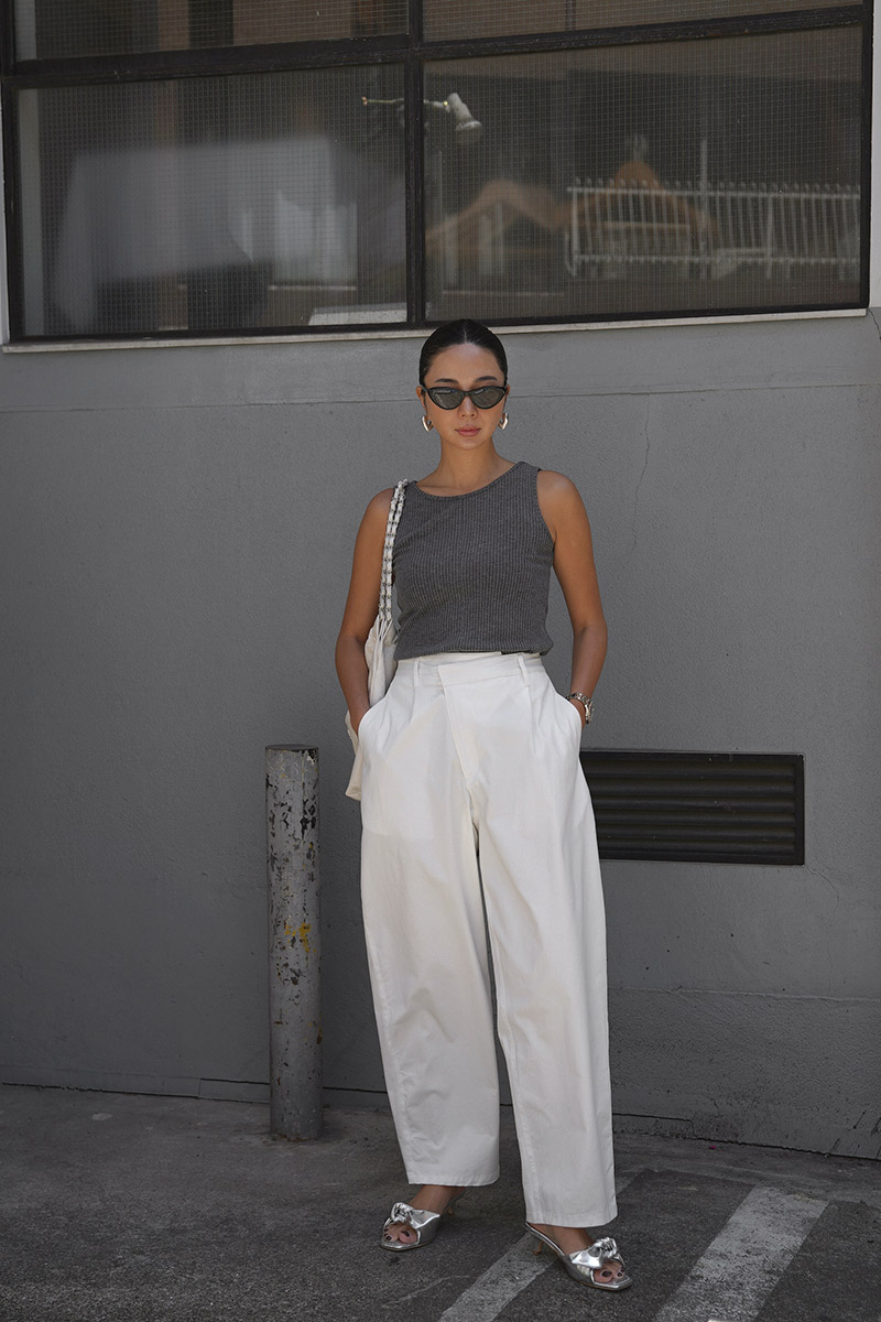 Switching Rib Tank Tops