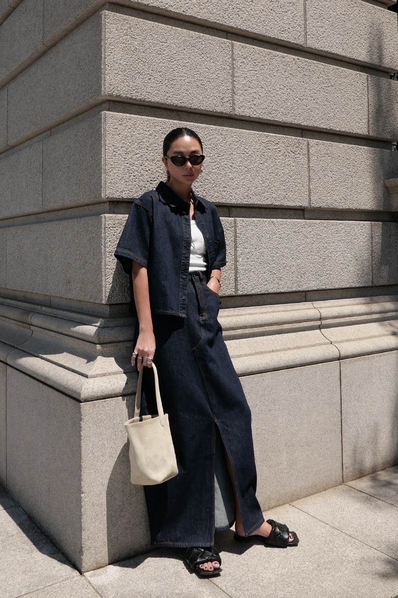 Half Sleeve Denim Shirt