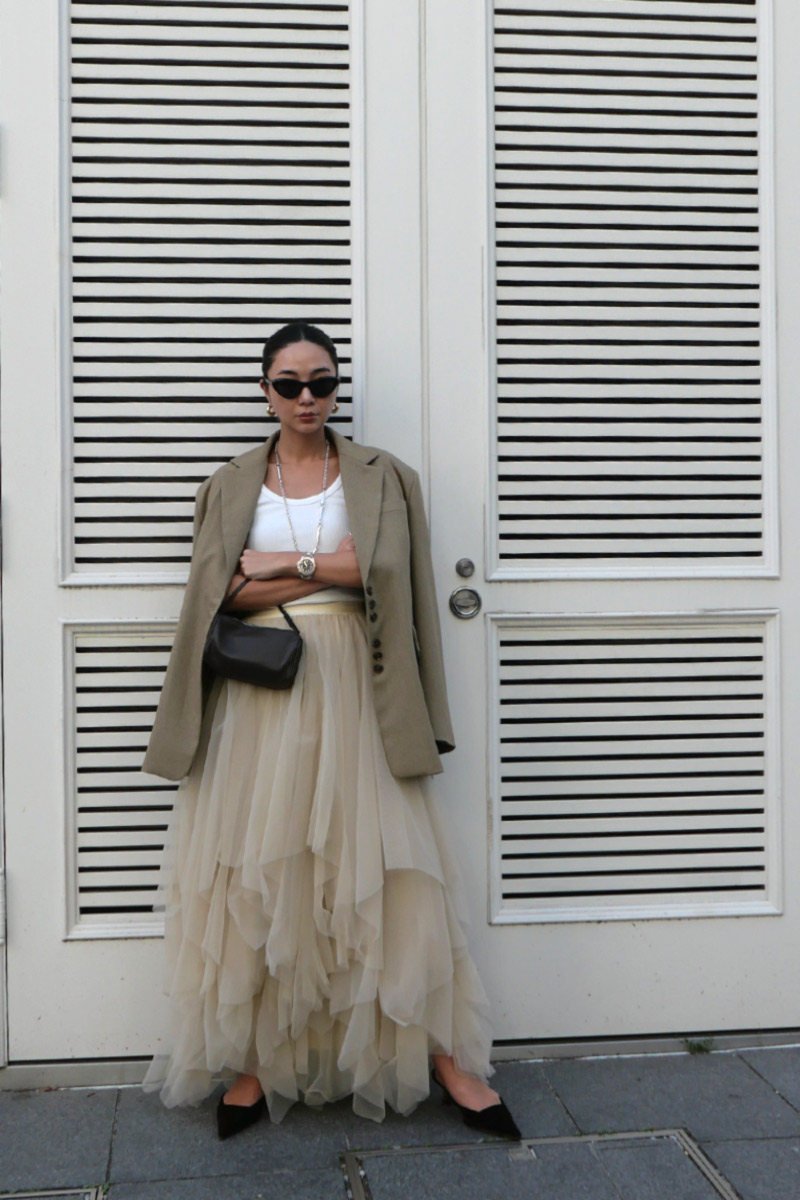 Random Volume Tulle Skirt