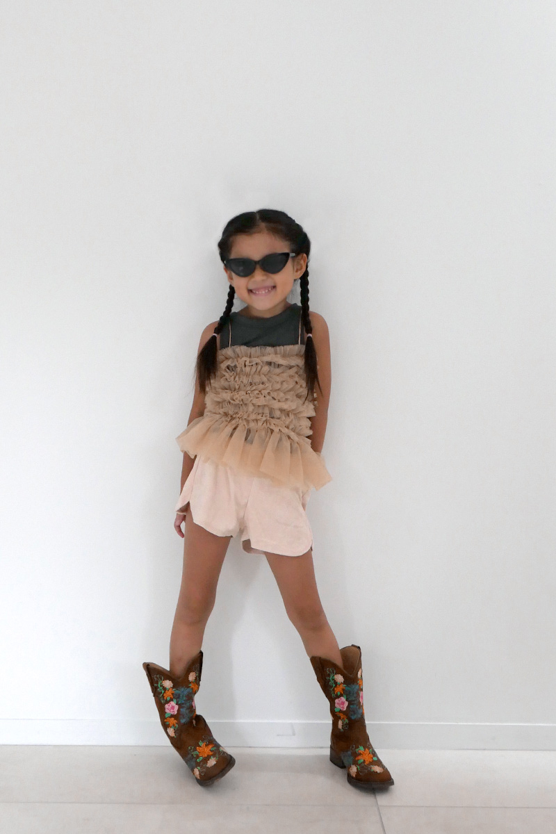 [KIDS]Random Frill Tulle Bustier