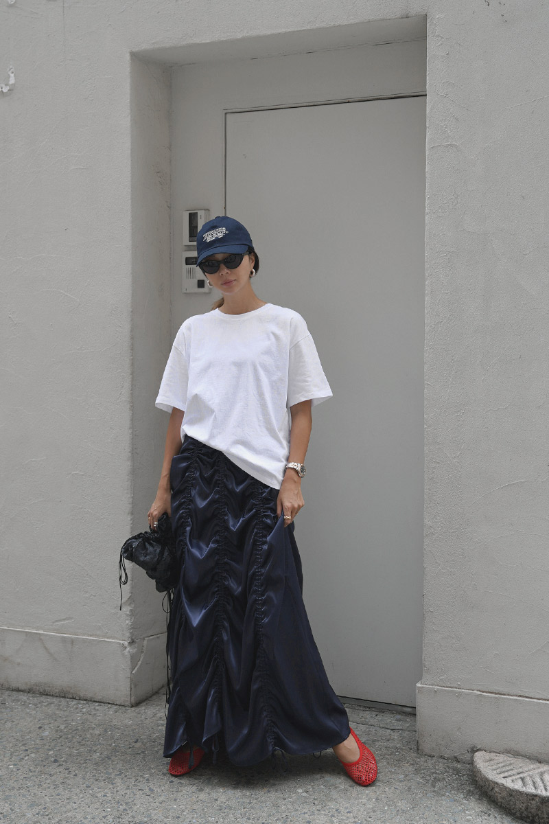 Gather Volume Skirt