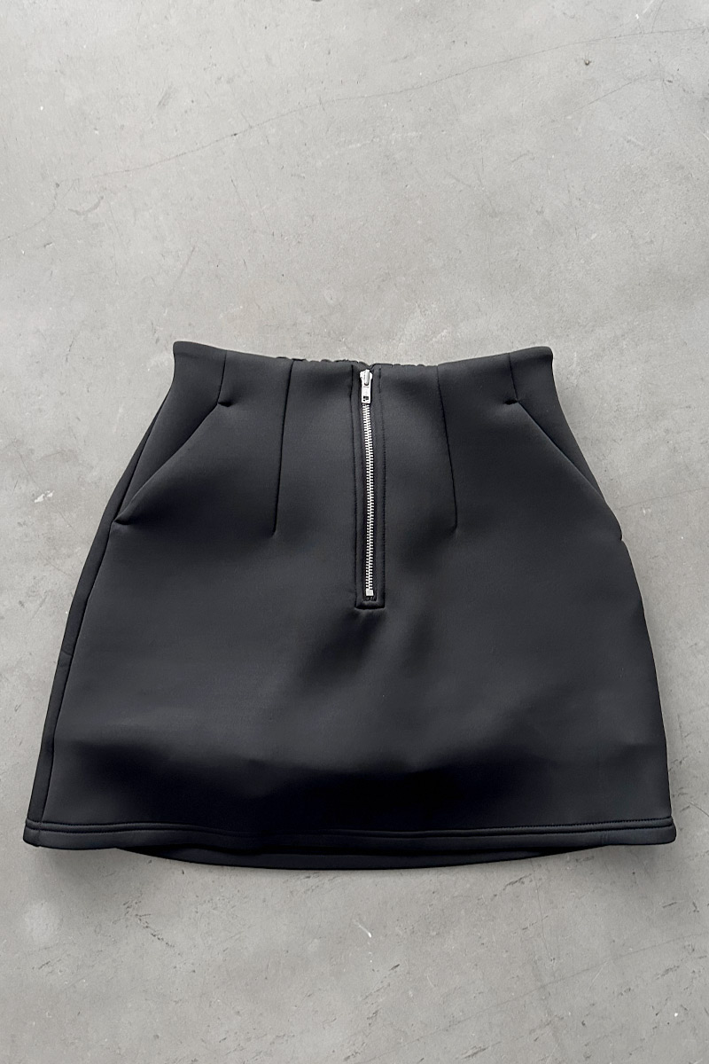 Front Zip Diver Skirt