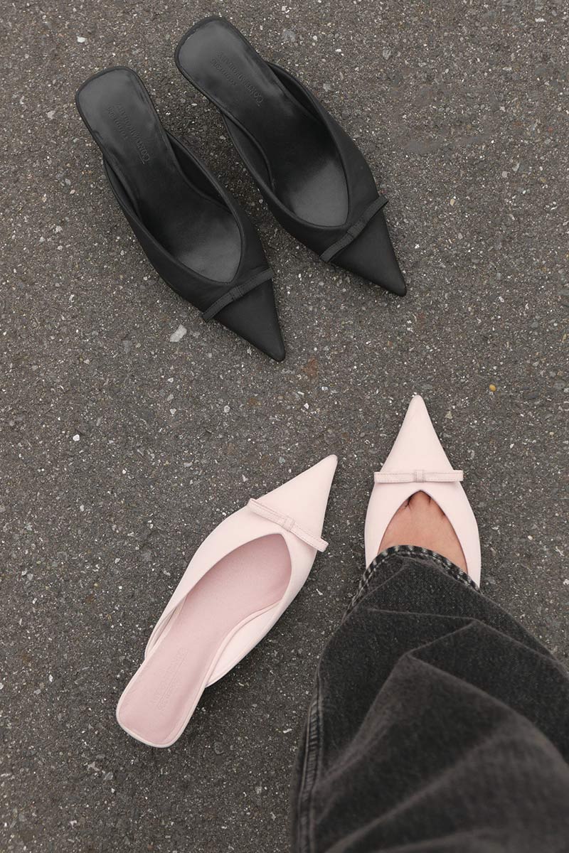Pointed Wedge Mule