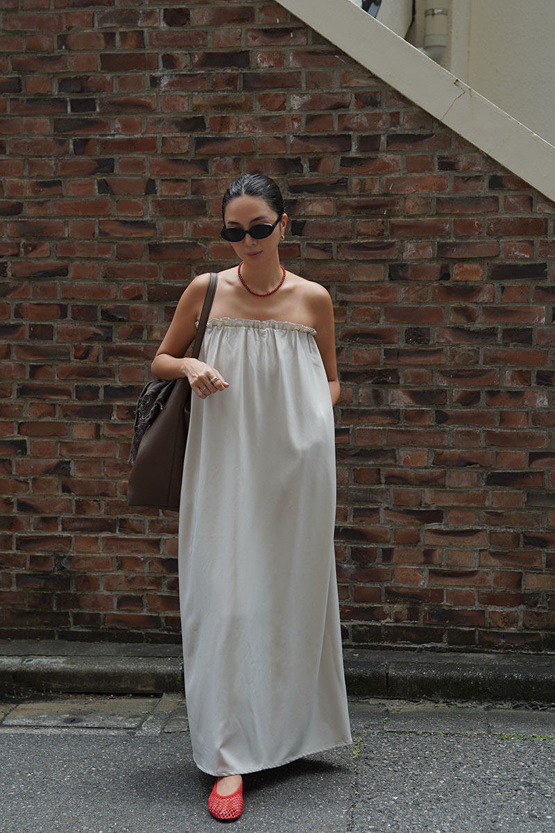 Gather Frill Bare One-piece