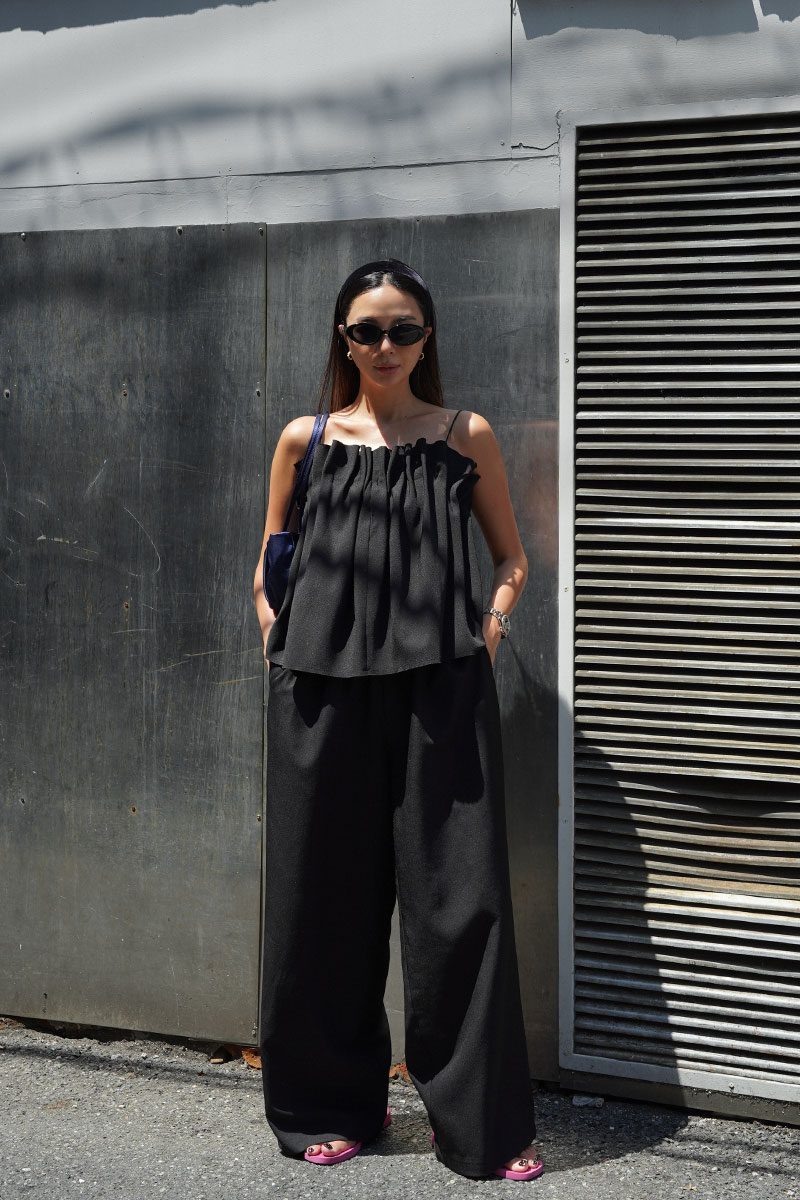 Pleats Design Tops