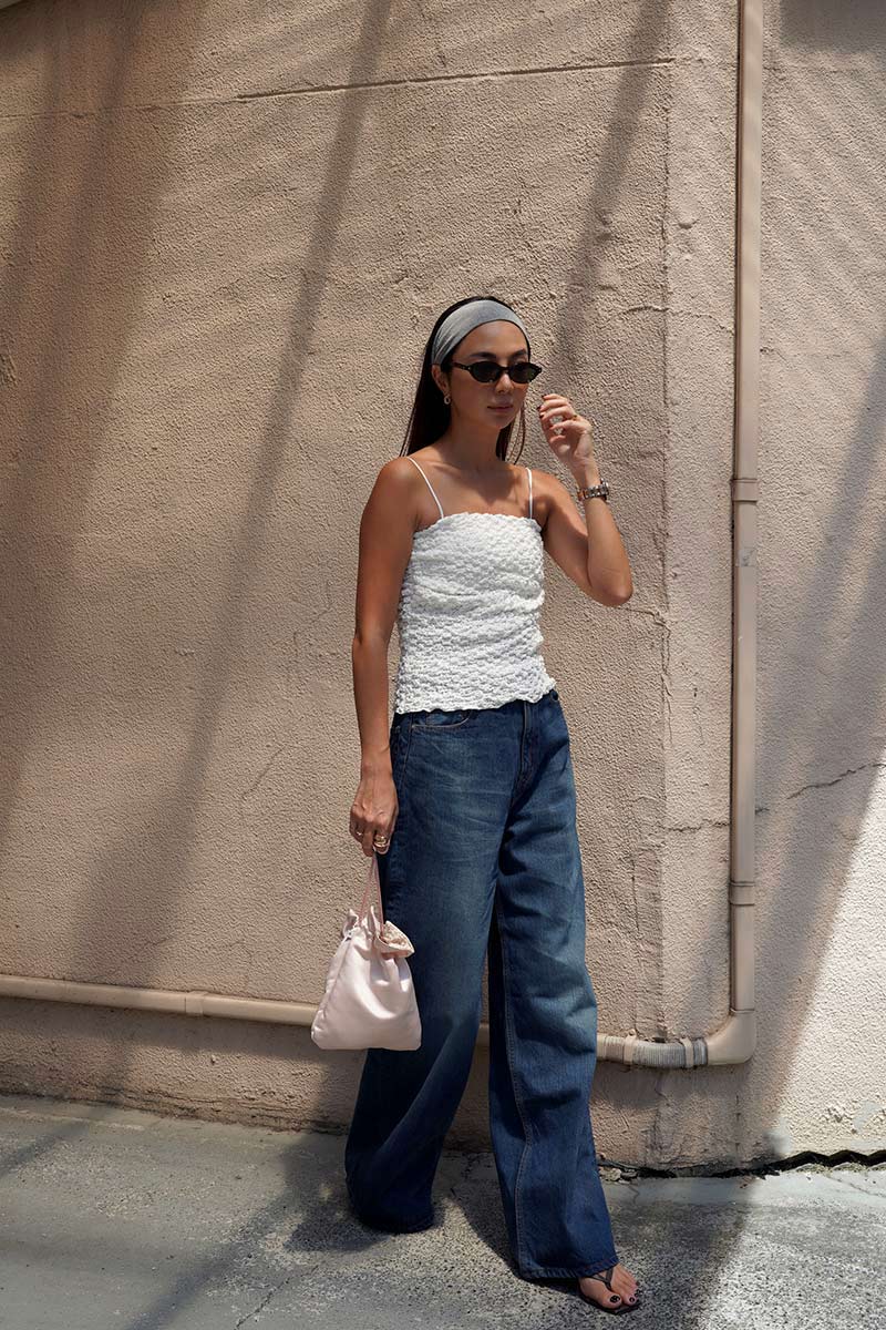 Shirring Pad-in Camisole