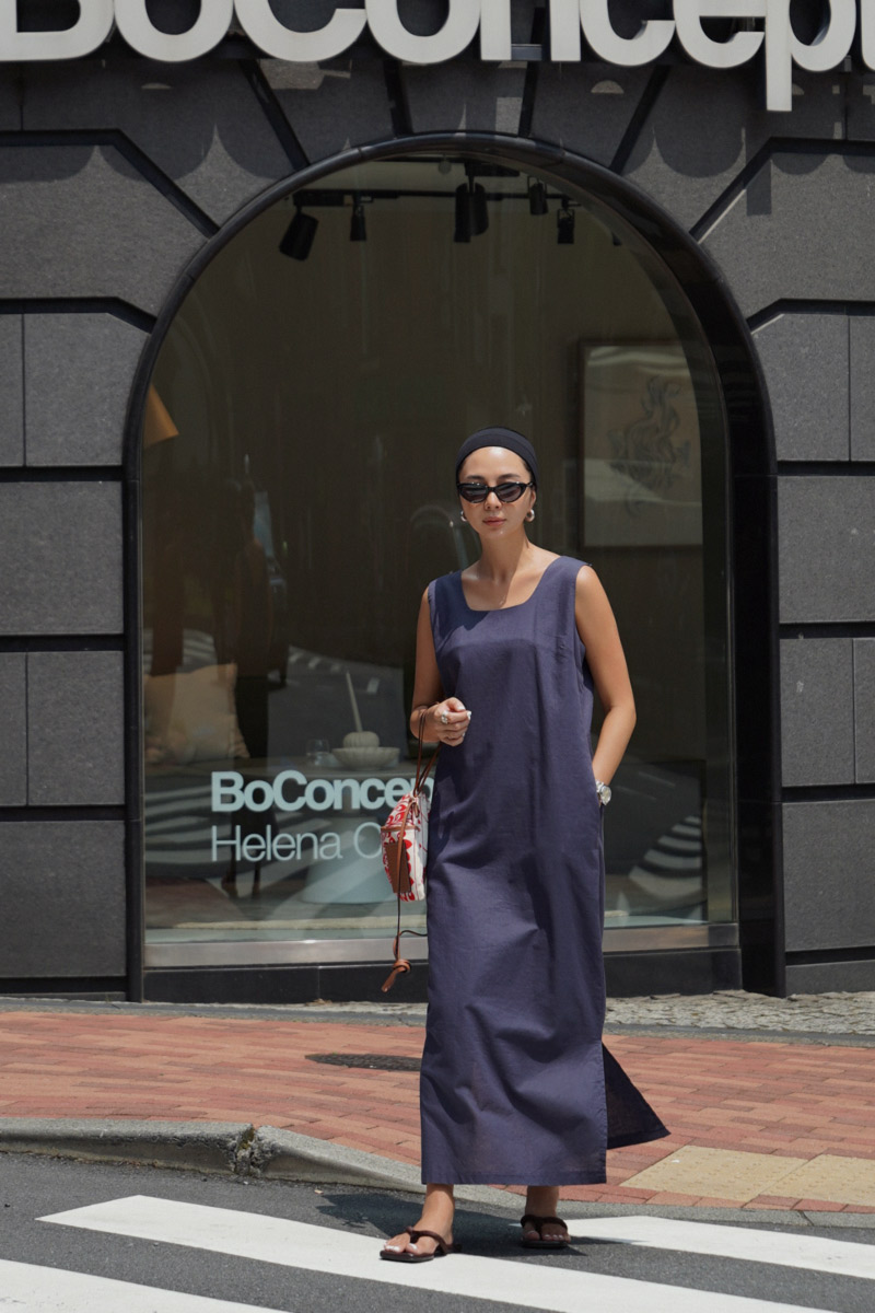 Linen Square One-piece