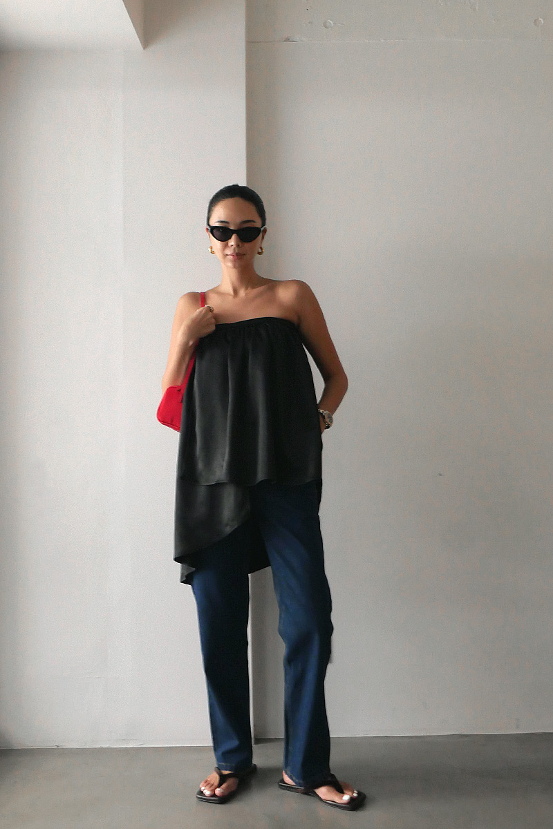 room306 CONTEMPORARY / High-waist Denim Pants