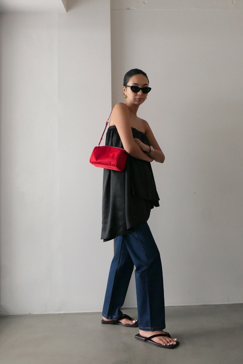 room306 CONTEMPORARY / High-waist Denim Pants