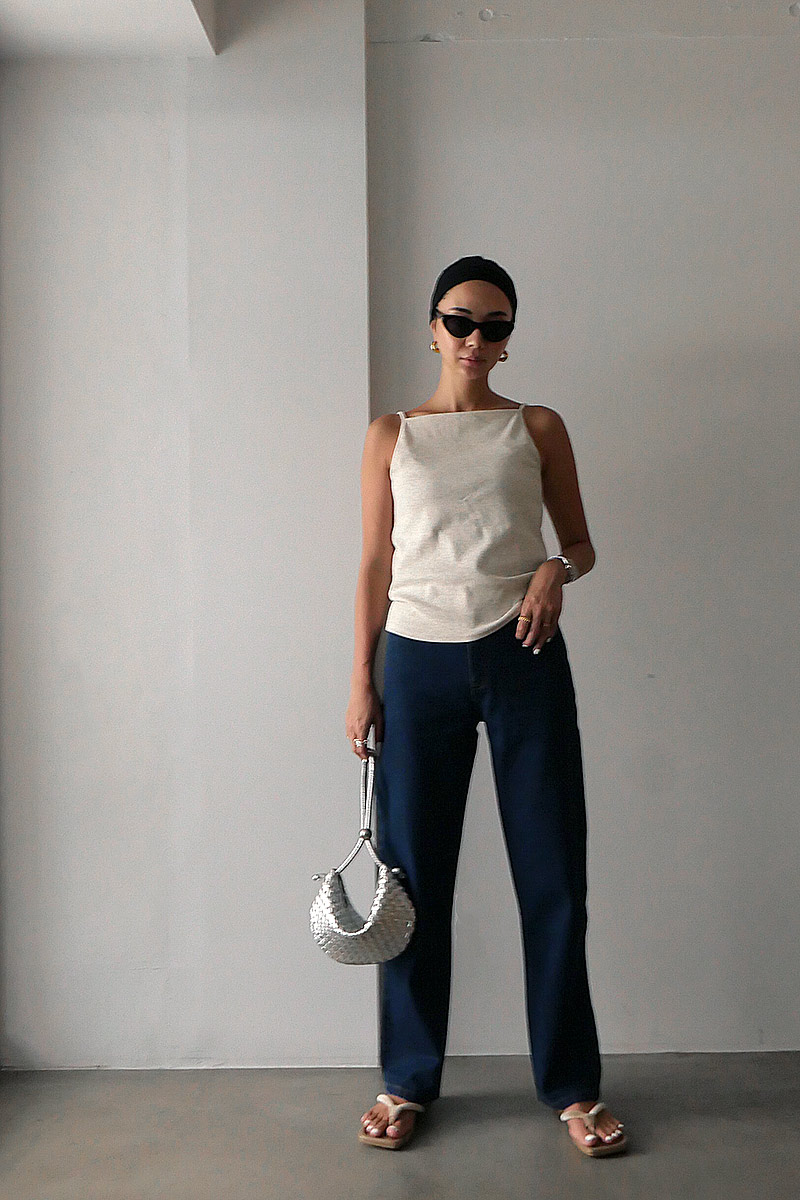 room306 CONTEMPORARY / High-waist Denim Pants