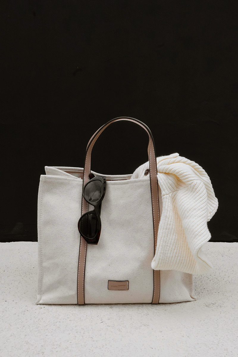 Handle Leather Campus Bag