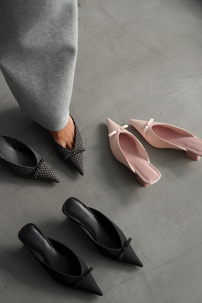 Pointed Wedge Mule