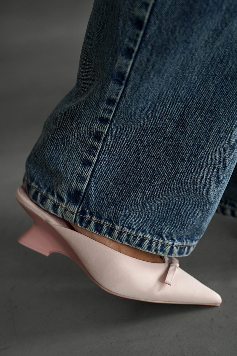 Pointed Wedge Mule