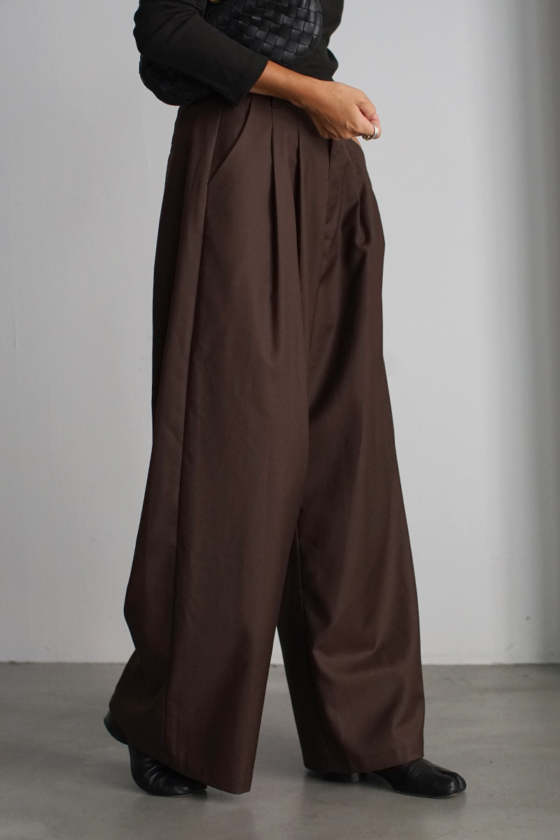 Double Tuck Wide Pants