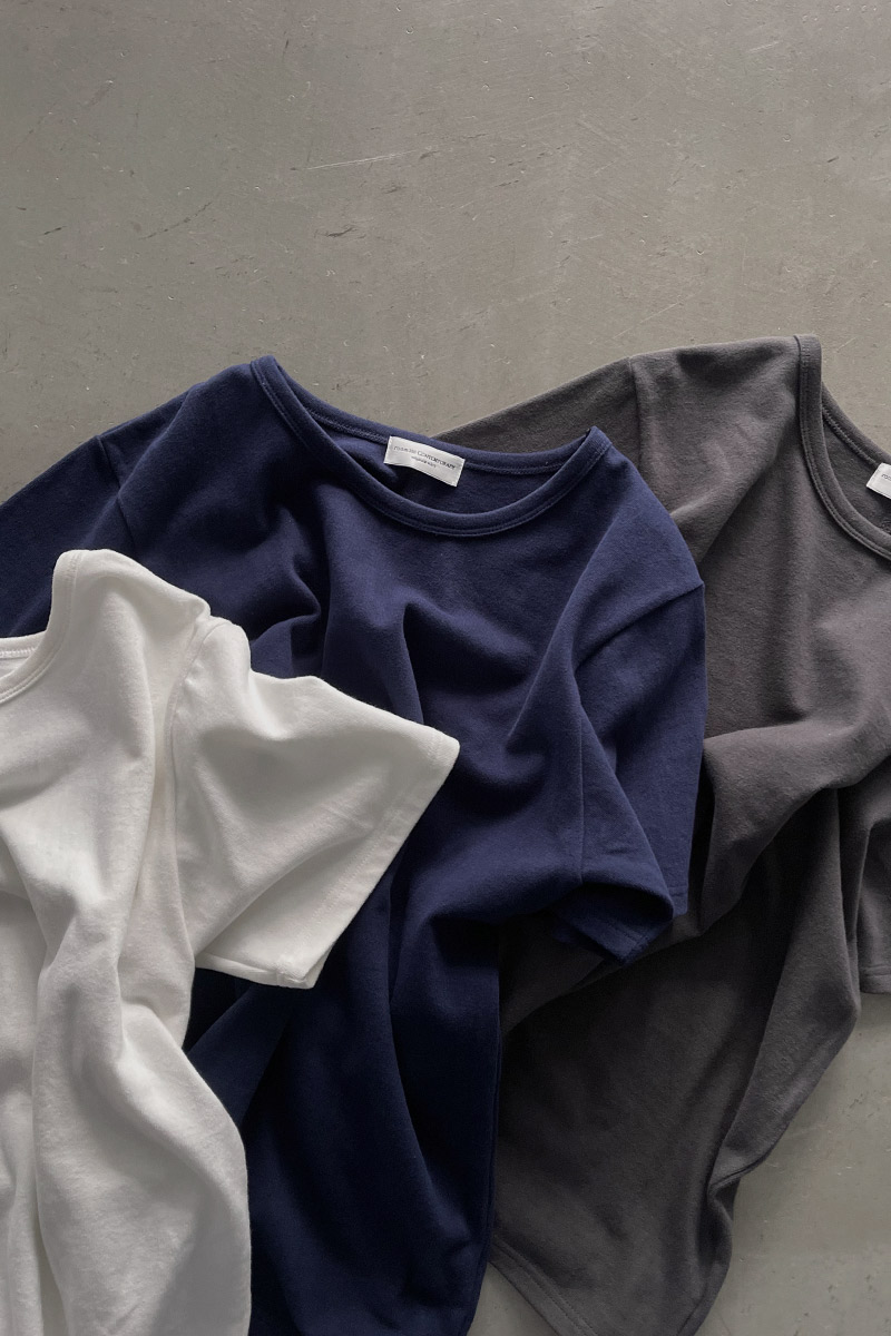 Crew Neck Half Sleeve Tee
