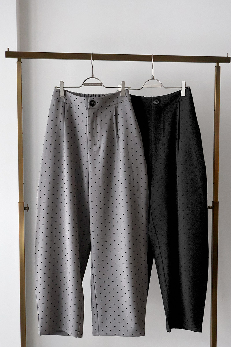 Heart Pattern Curve Pants