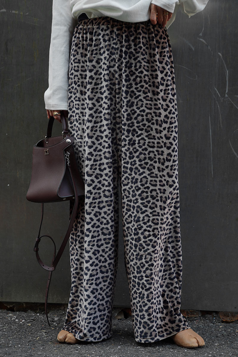 Leopard Wide Pants