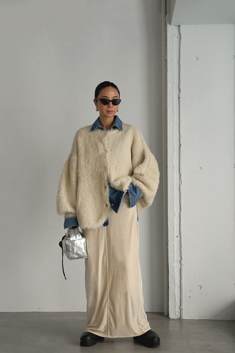 Shaggy Knit Cardigan