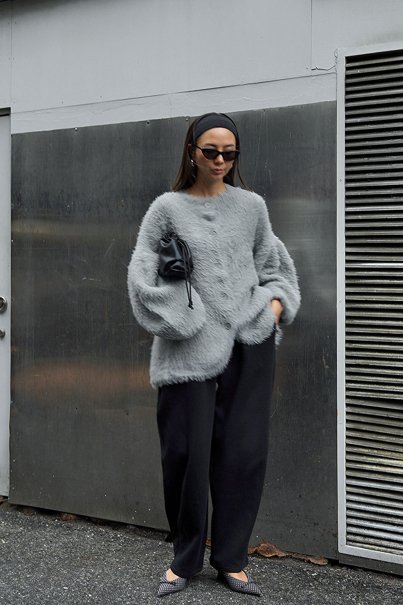 Shaggy Knit Cardigan