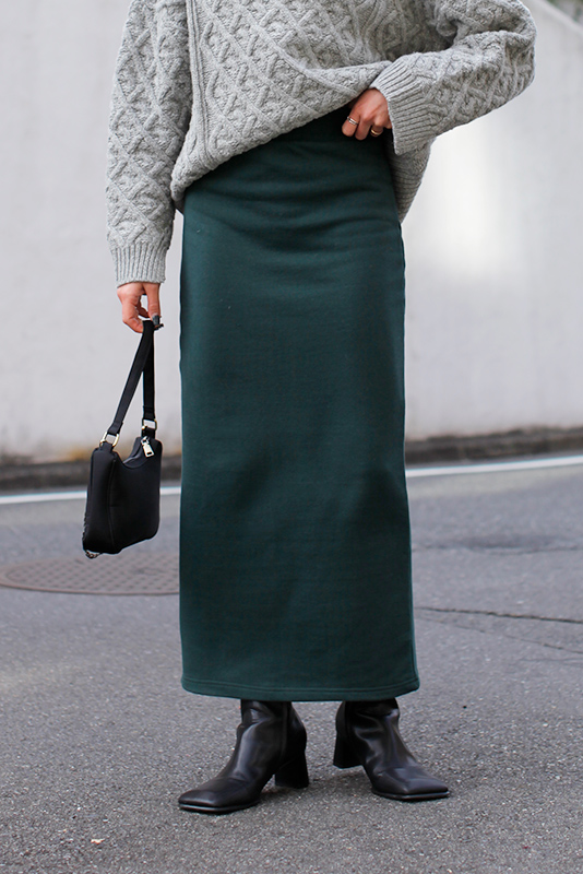 Sweat Pencil Skirt